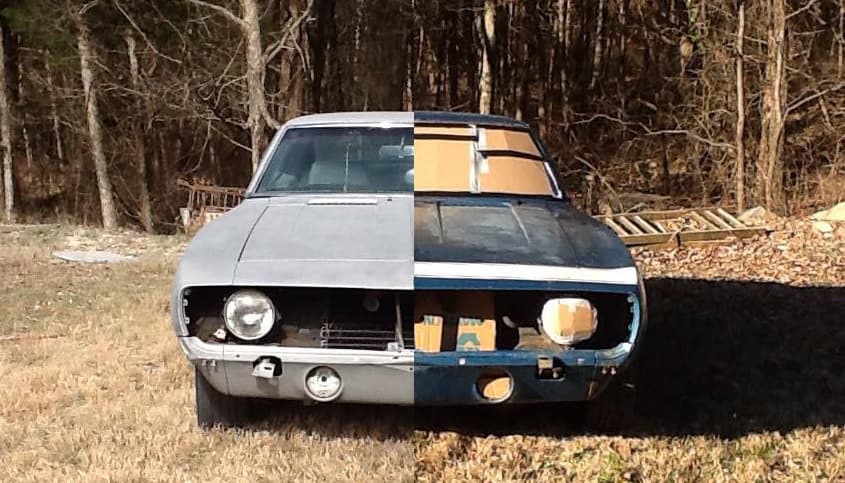 Automotive dust-free media blasting and surface restoration project by M&V Mobile Eco-Blast (project 4)