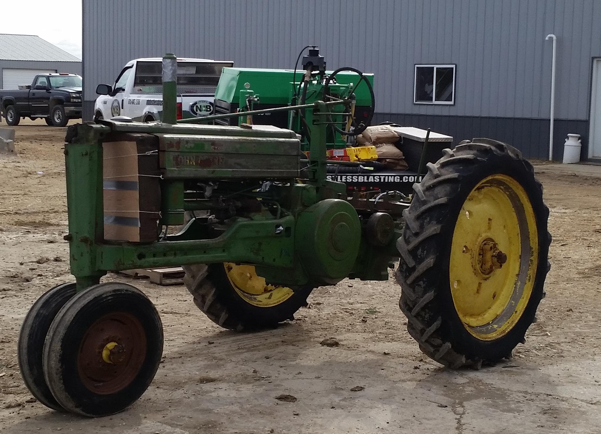Industrial dust-free media blasting and surface restoration project by M&V Mobile Eco-Blast (project 7)