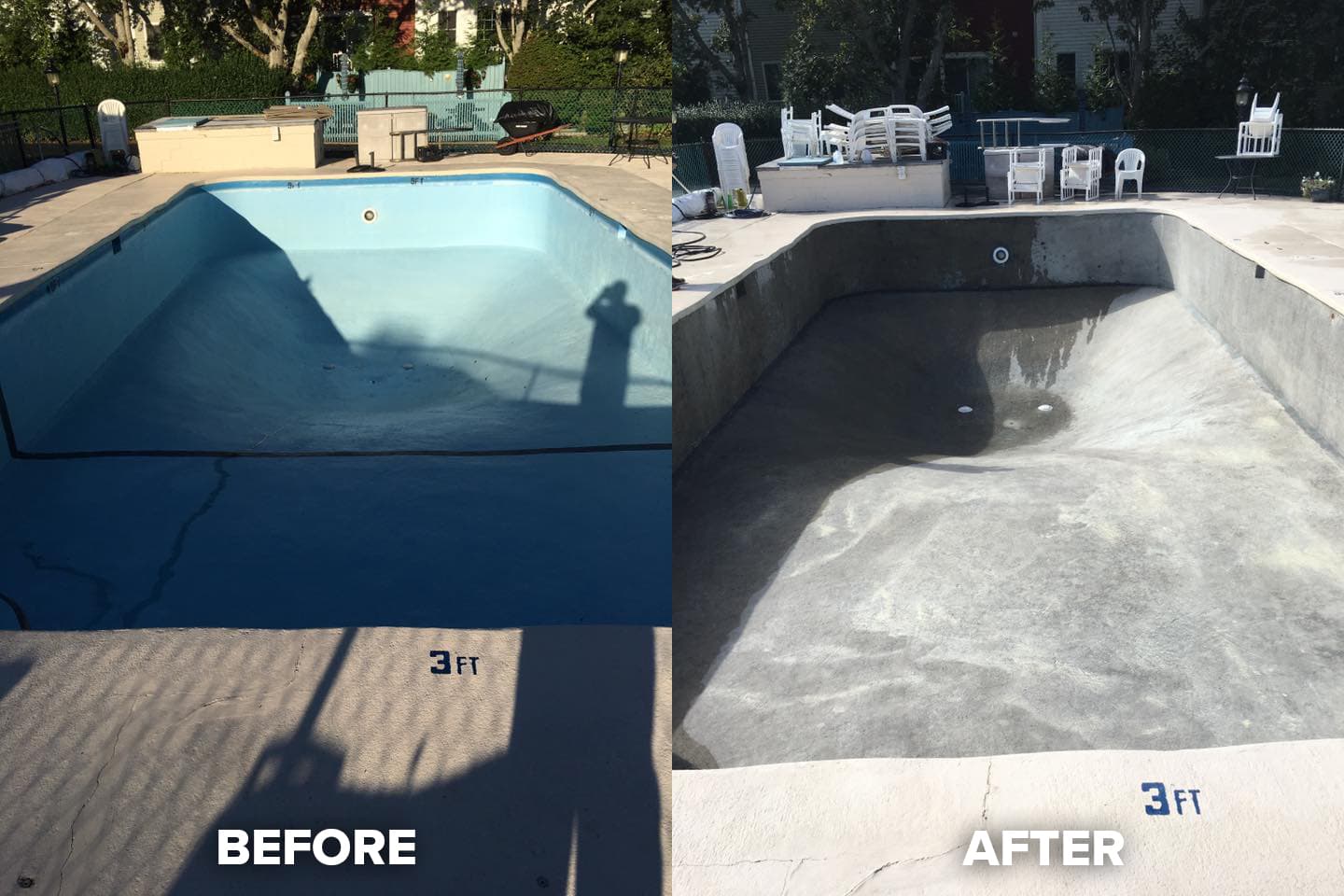 Residential dust-free media blasting and surface restoration project by M&V Mobile Eco-Blast (project 1)