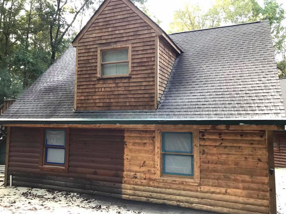 Residential dust-free media blasting and surface restoration project by M&V Mobile Eco-Blast (project 3)