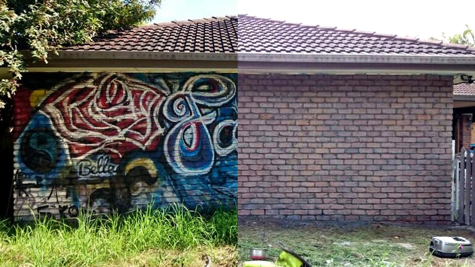 Residential dust-free media blasting and surface restoration project by M&V Mobile Eco-Blast (project 8)